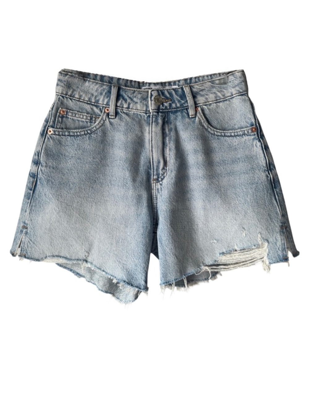 Vintage Cut-Off Denim Shorts - Light Wash - Size 01 / 25